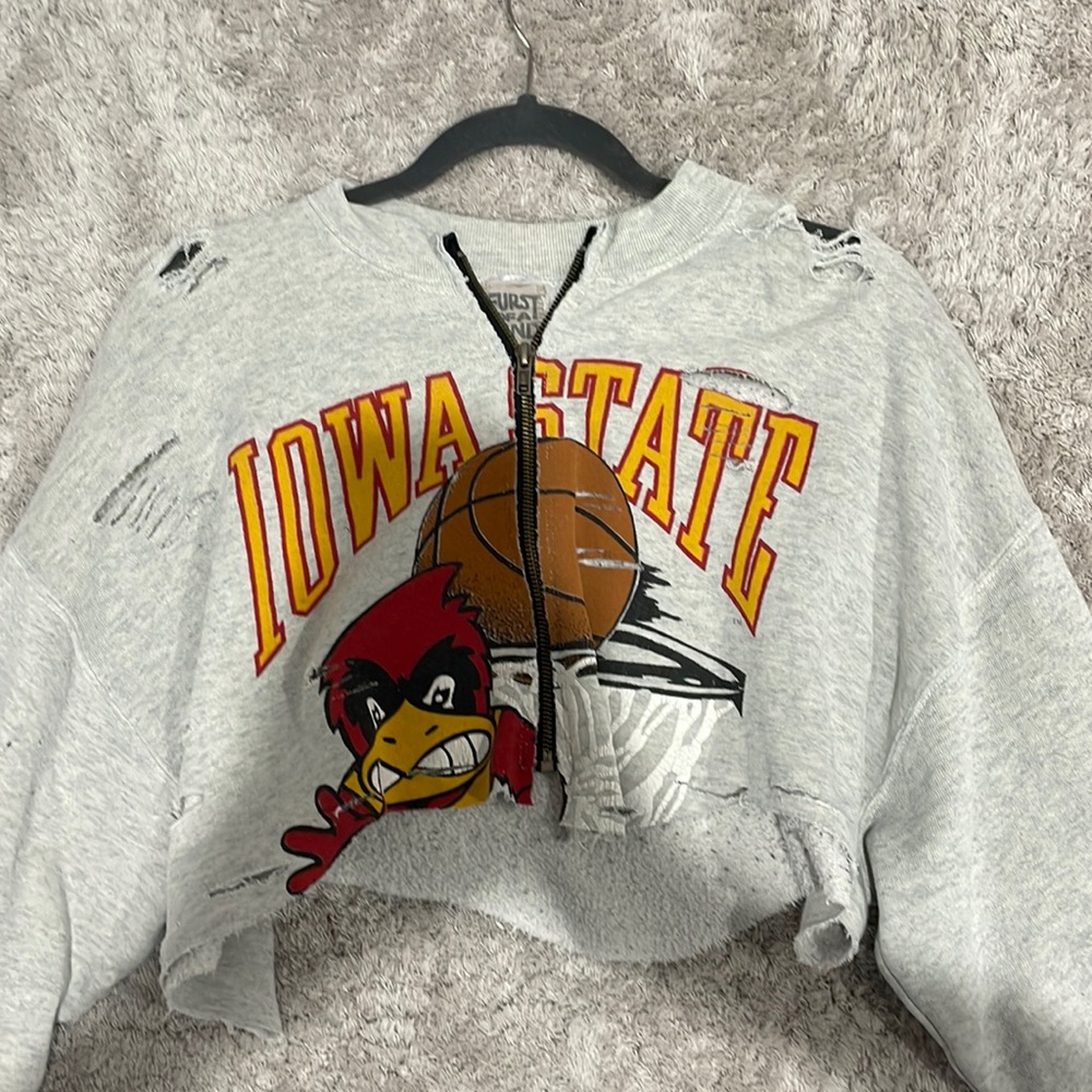 LF cropped zip up